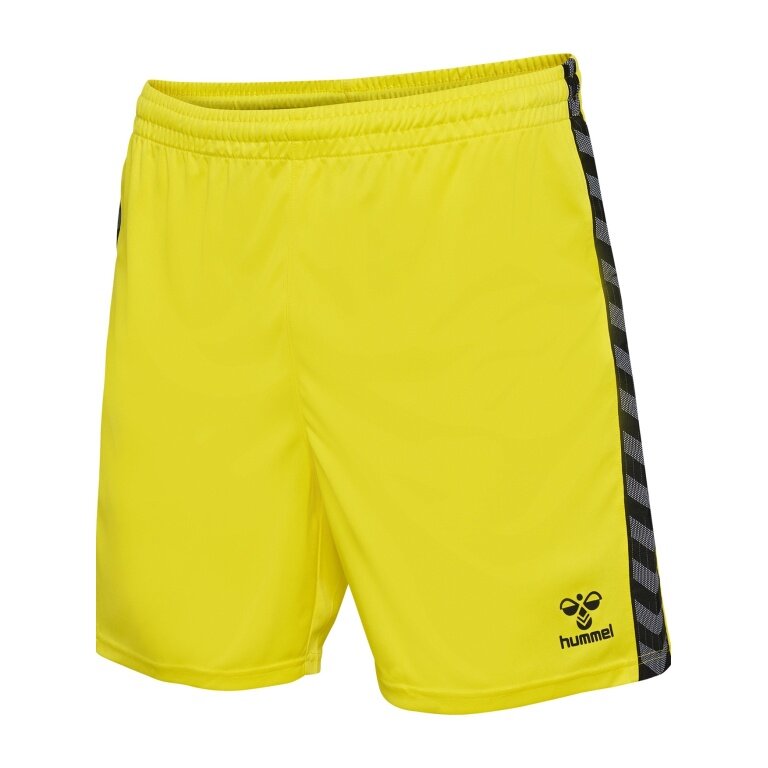 Hummel hmlAUTHENTIC PL Shorts (100% Polyester) short yellow men's sports shorts