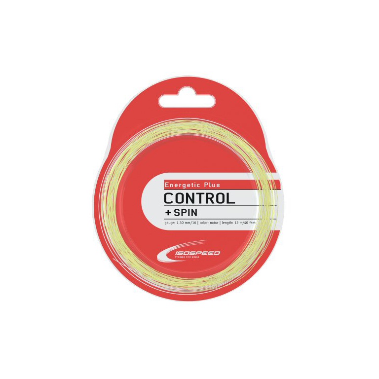 IsoSpeed Tennis String Energetic Plus (Control+Spin) natural 12m Set