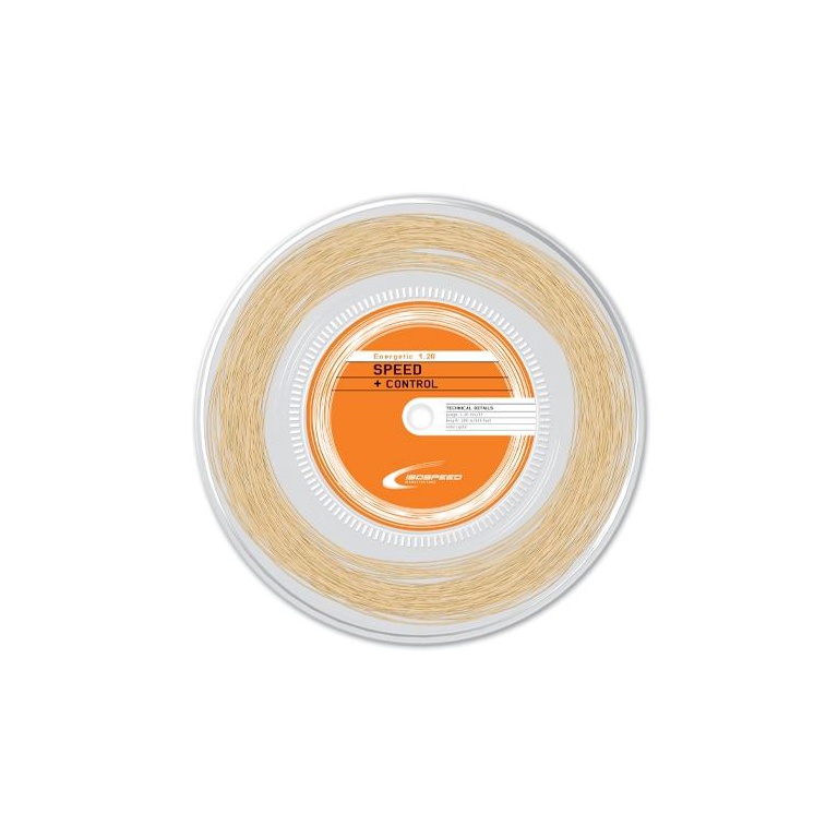 IsoSpeed Tennis String Energetic (Power+Control) yellow gold 200m roll