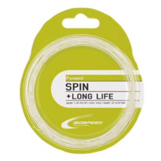 IsoSpeed Tennis String Pyramid (Spin+Durability) white 12m Set
