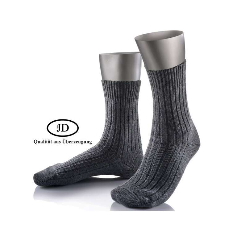 JD Work Sock Bundeswehr Crew (for safety shoes and work boots) grey - 1 pair