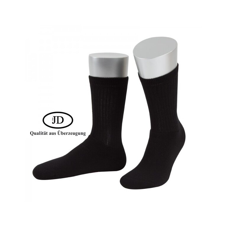 JD Tennis Sock Crew Classic black - 1 pair