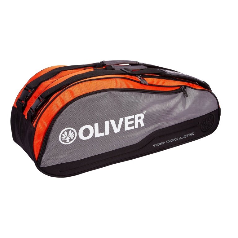 OLIVER Racketbag Top Pro (Racket bag, 2 main compartments) silver/orange