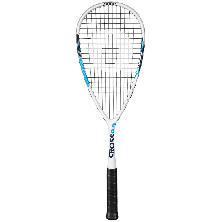 OLIVER Squash Racket Cross 9.2 (155g, slightly head-heavy) white/blue - strung -