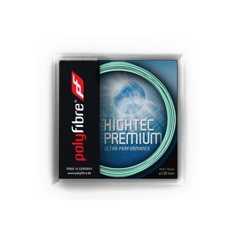 Polyfibre Tennis String Poly Hightec Premium blue 12m Set