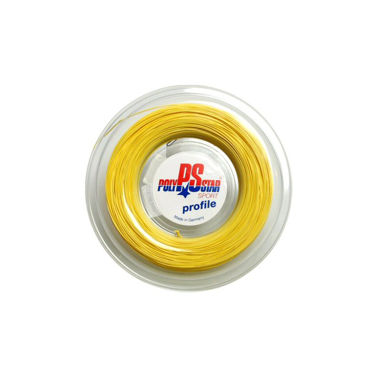 Polystar Tennis String Profile yellow 200m Roll