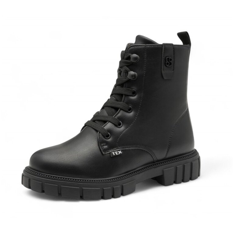 s.Oliver Winter Boots 5-45297-45 Tex Membrane (side zip, Soft Foam) black girls