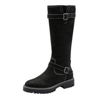 s.Oliver winter boots 5-26603-41-001 - lightweight inner lining - black ladies