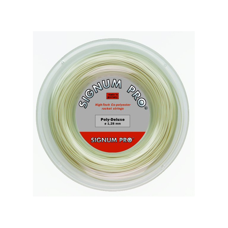 Signum Tennis String Pro Poly Deluxe mother-of-pearl 200m roll