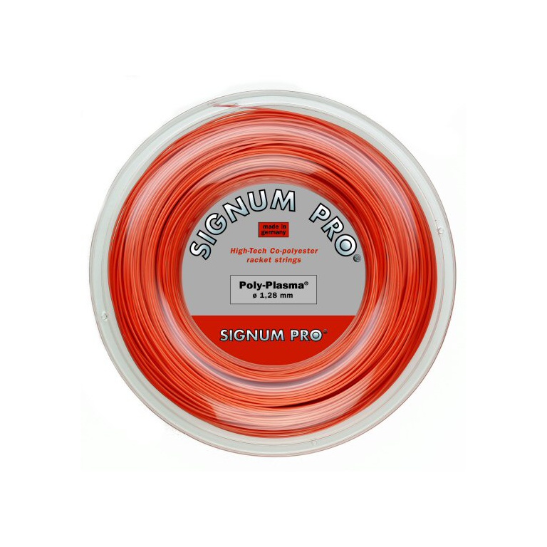 Signum Pro Tennis String Poly Plasma (Durability) orange 100m Roll