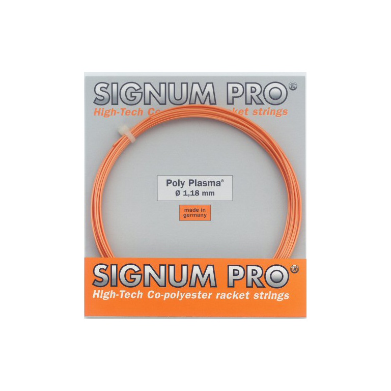 Signum Pro Tennis String Poly Plasma (Durability) orange 12m Set