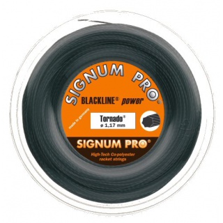 Signum Pro Tennis String Tornado (Durability+Spin) anthracite grey 200m roll