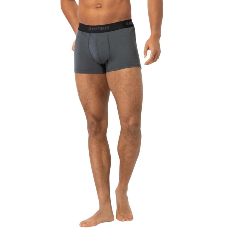 super natural Boxershorts Tundra 175 - Merino wool - underwear dark grey men's - 1 piece