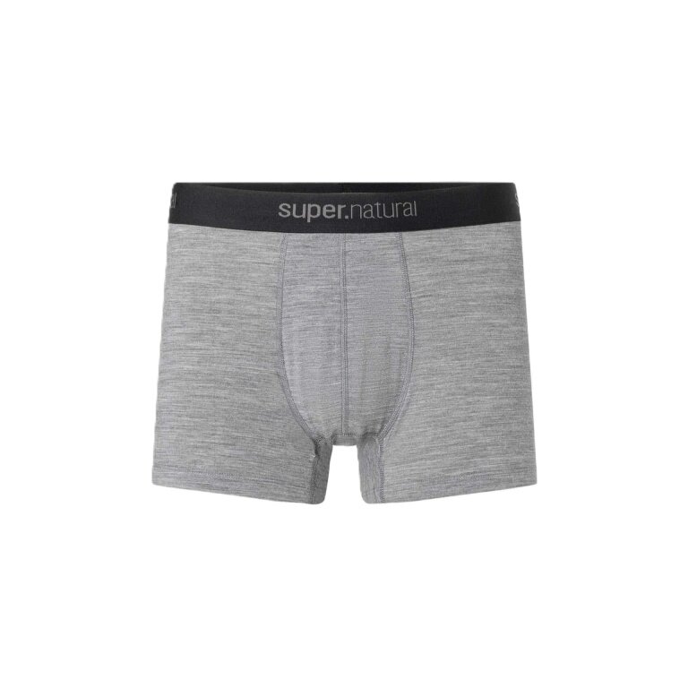 super natural Boxershorts Tundra 175 - Merino wool - grey melange underwear for men - 1 piece