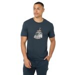 super natural leisure T-shirt Carski Tee (Merino mix) dark blue men's