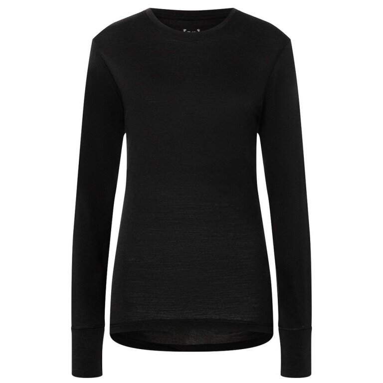 super natural Underwear Long Sleeve Tundra 175 - Merino Wool - Black Women
