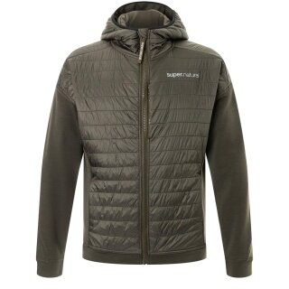 super natural Functional Quilted Jacket Warm Up Aloof Jacket (Merino Wool) brown/green Men