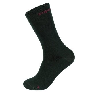 super natural daily socks All Day - merino wool - dark green - 2 pairs