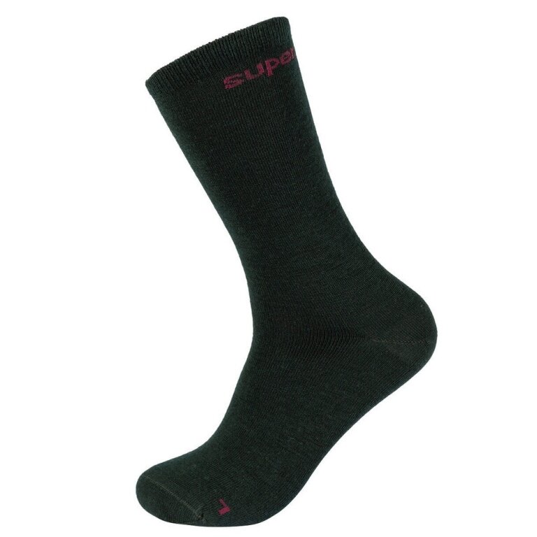 super natural daily socks All Day - merino wool - dark green - 2 pairs