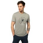 super natural Leisure T-shirt Juhos Finest Tee - sage green/black Men's