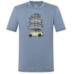 super natural leisure T-shirt Surf Trip Tee - stone grey/blue men's