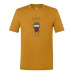 super natural leisure T-shirt Wood Crafti Tee (Merino mix) yellow men's