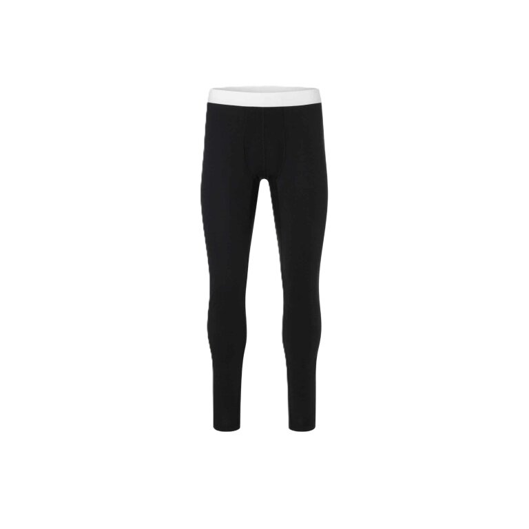 super natural underwear base layer tights (merino mix) black men's