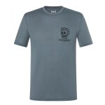 super natural leisure T-shirt Gravel Tee (Merino mix) grey men's