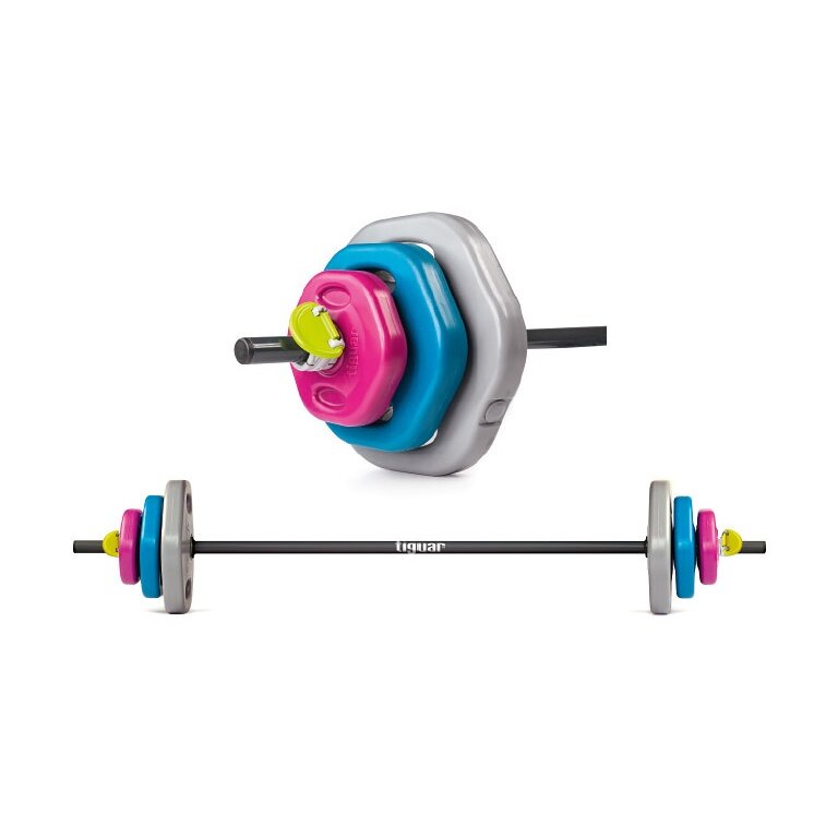 Tiguar Powergym Barbell Set - 6 Plates/ 16.5kg
