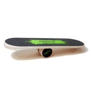 TOOLZ Balance Board Trainer - Balance board for strengthening muscles, balance, and coordination black