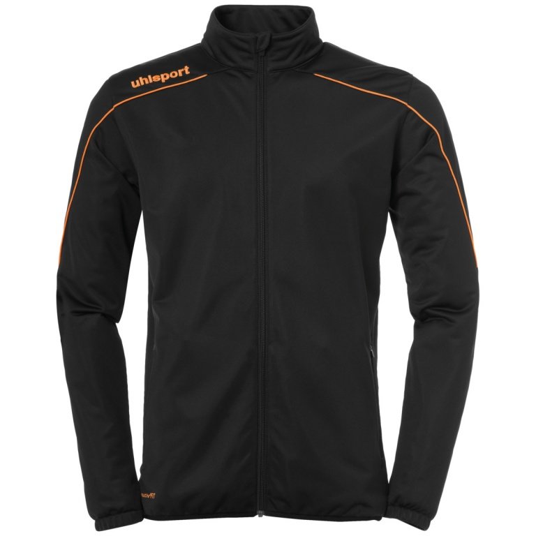 uhlsport Training Jacket Stream 22 black/orange Kids