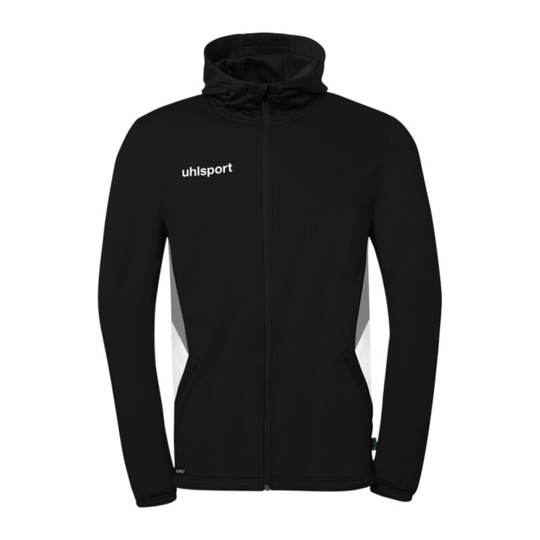 uhlsport Hoodie Equipe 29 Multi Hood (100% Polyester) black/white/grey men's