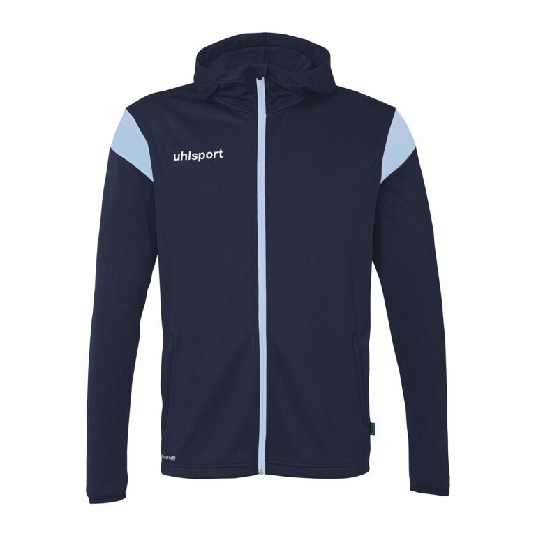 uhlsport Hooded Jacket Squad 27 Track (Full-Zip) navy blue/sky blue Men's
