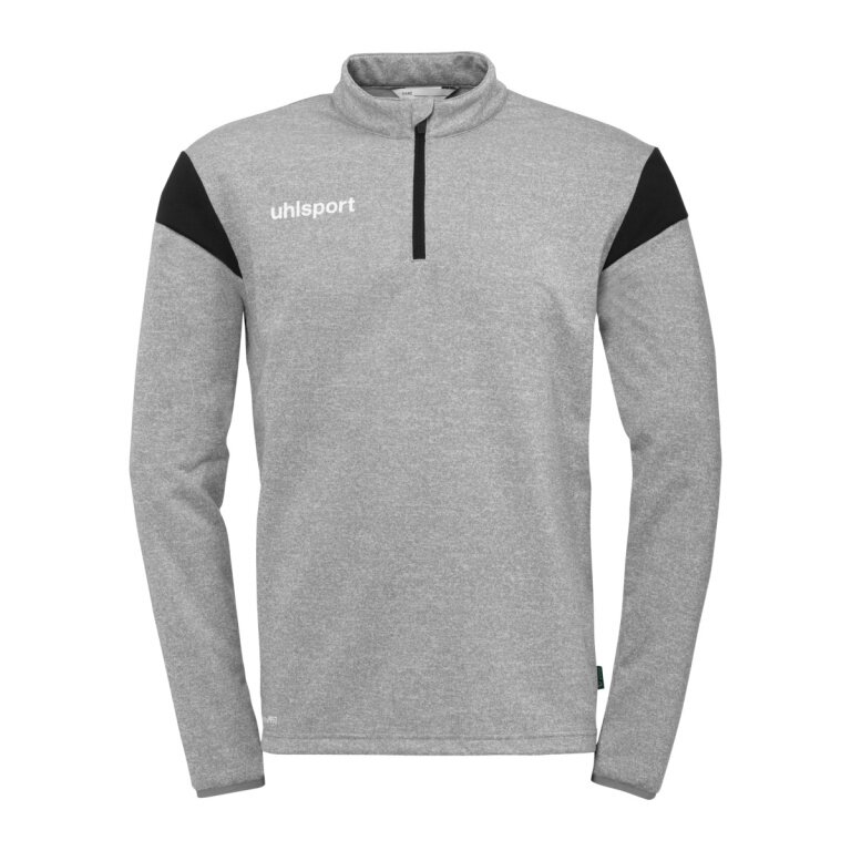 uhlsport Long Sleeve Zip Top Squad 27 (Stand-up Collar) grey/black Children