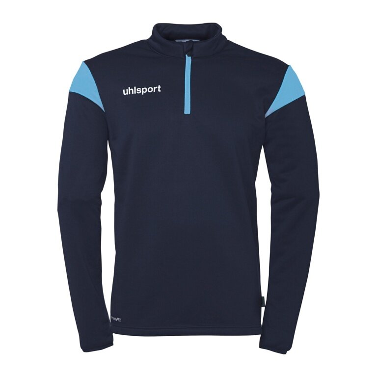 uhlsport Long Sleeve Zip Top Squad 27 (Stand-up Collar) navy blue/sky blue Children