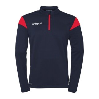 uhlsport Long Sleeve Zip Top Squad 27 (Stand Collar) navy/red Kids