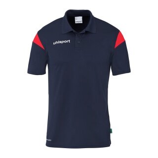 uhlsport Sport Polo Squad 27 (100% recycled Polyester) navy/red children