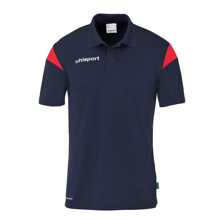 uhlsport Sport Polo Squad 27 (100% recycled Polyester) navy/red children