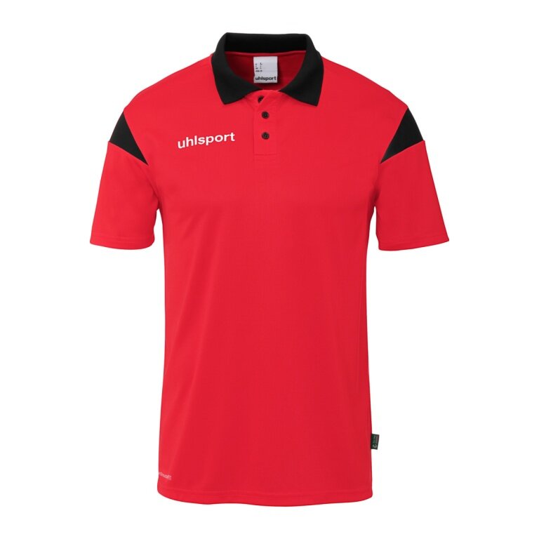 uhlsport Sport Polo Squad 27 (100% recycled Polyester) red/black children