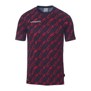 uhlsport Training Shirt Progressive 28 (100% recycled Polyester) navy/red Men's