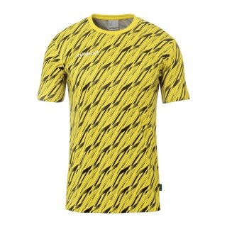 uhlsport Training Shirt Progressive 28 (100% recycled Polyester) yellow/black Men's