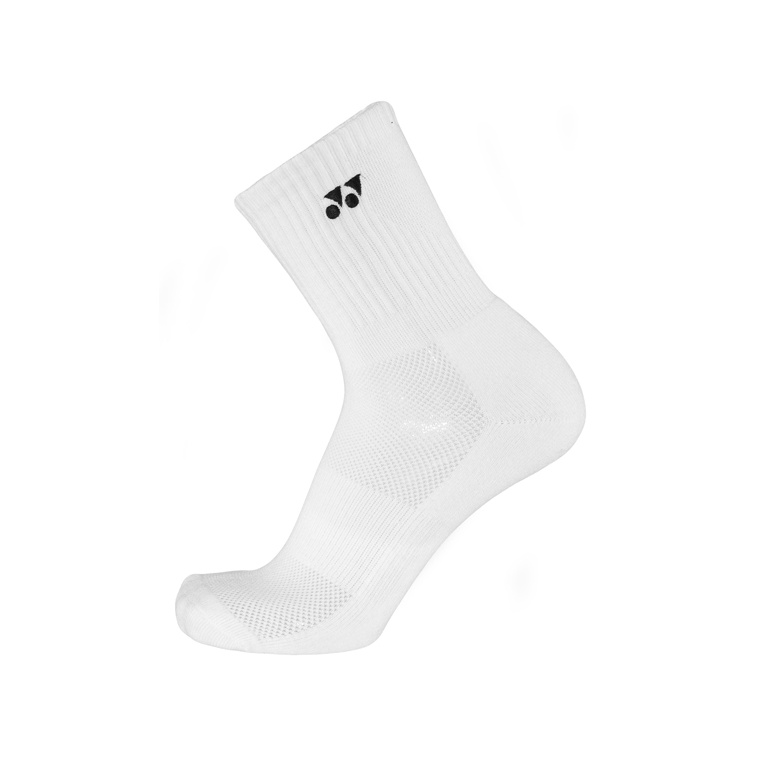 Yonex Sports Socks Crew (Mixed Fabric) White Men - 3 Pairs